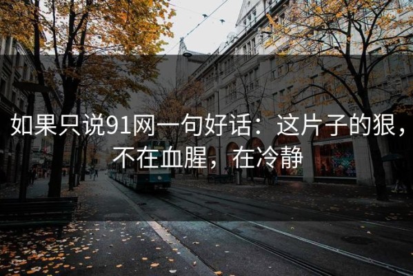 如果只说91网一句好话：这片子的狠，不在血腥，在冷静