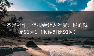 不是神作，但很会让人难受：说的就是91网1（顺便对比91网）